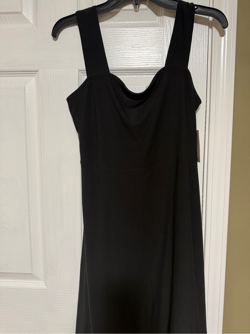 SO Black Strapless Cowl Neck Dress